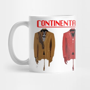 continental series john wick world graphic design illustration Mug